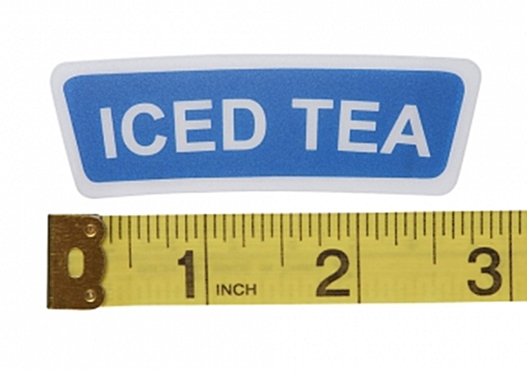 (image for) Wilbur Curtis WC-3992 LABEL, ICE TEA FOR WC-3320